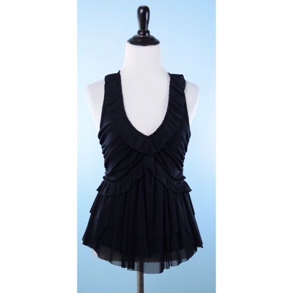 DELETTA layered mesh top NEW - Picture 4 of 7